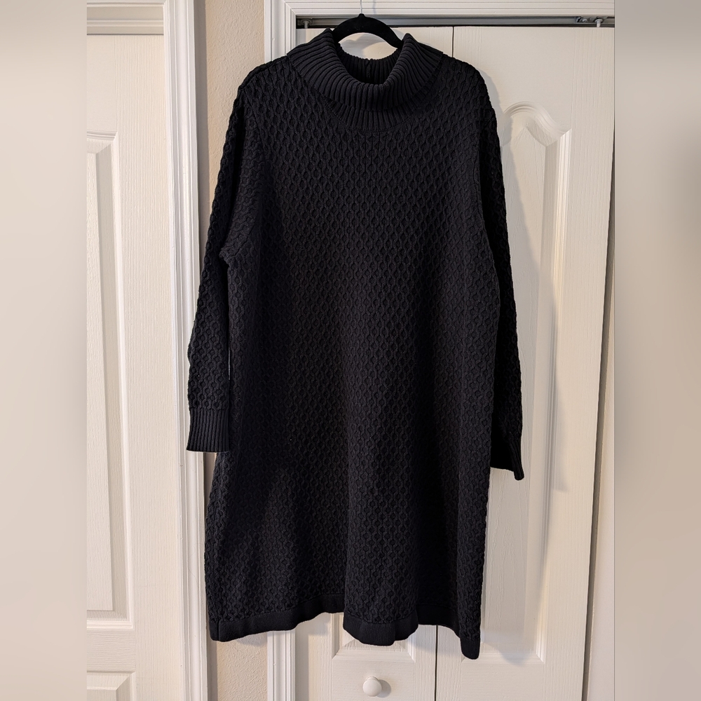 Eloquii Charcoal Black Knit Sweater